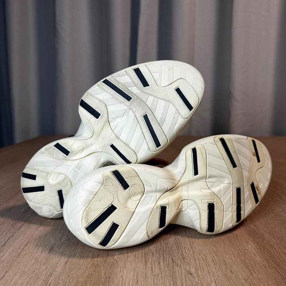Sorel Women's Beige Leather Sporty Platform Sandals Size 8.5 - Picture 7 of 7